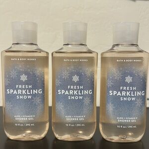 New BBW Fresh Sparkling Snow Body Wash